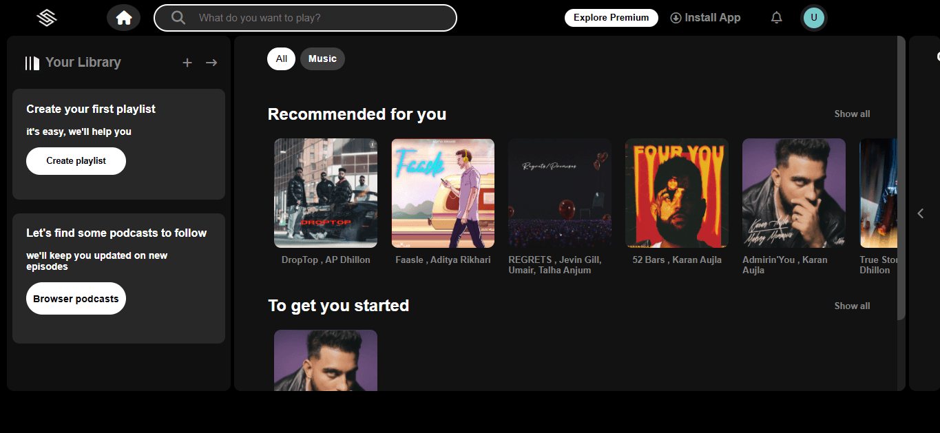 Spotify Clone
